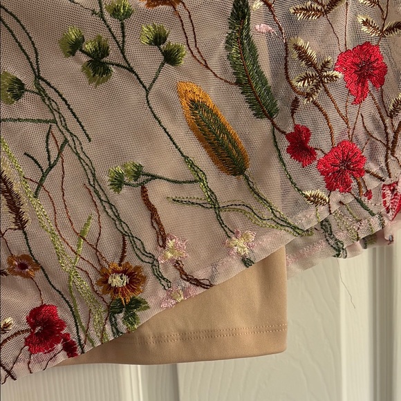 Cynthia Rowley Floral Flutter Sleeve Blouse - Picture 4 of 4